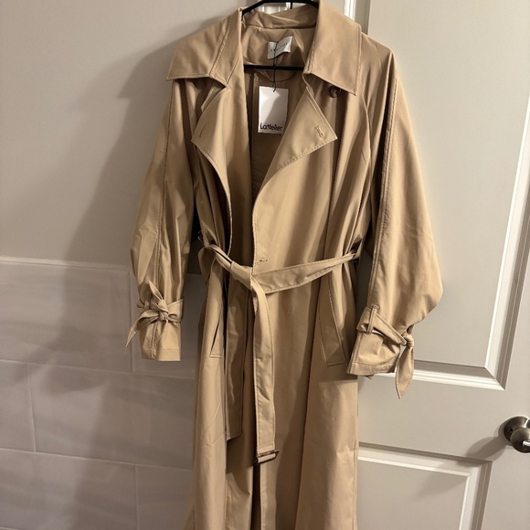 Lattelier Jackets & Blazers - Lattelier Oversized Belted Trench Coat Camel Color